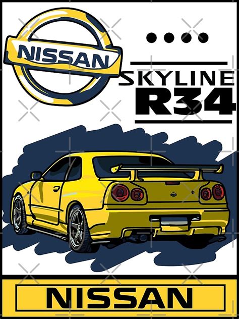 R Gtr Nissan Skyline Jdm Poster Photographic Print By Jdmxxports