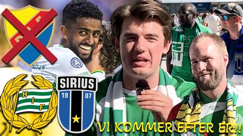 Hammarby Sirius 3 0 Vi kommer SPÖA Djurgården YouTube