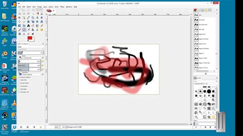 Gimp Tutorial 2 Paintbrush Eraser Tools