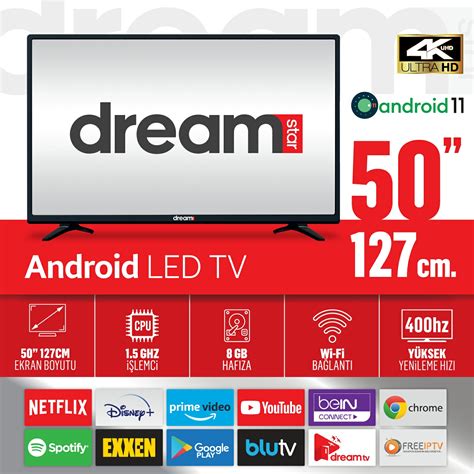 Dreamstar Hd Uydu Al C Lar K Ultra Hd Android Tv