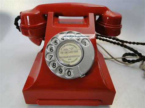 Buy Rare Late S Gpo Bakelite Rotary Telephone In