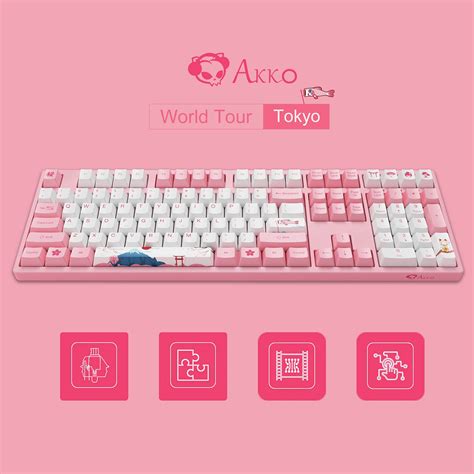 Mua Akko World Tour Tokyo Key R Wired Mechanical Gaming Keyboard