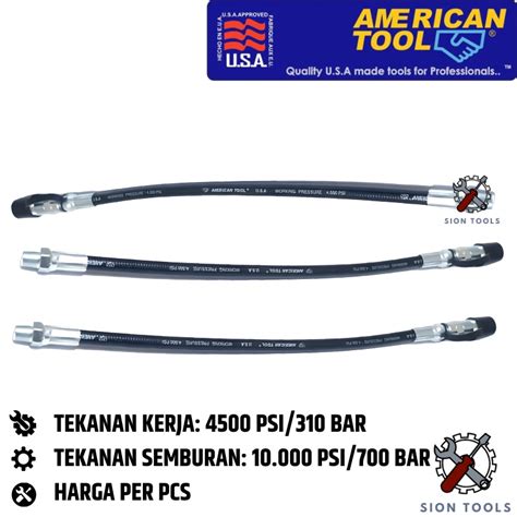 Jual American Tool Selang Pompa Gemuk Flexible Nylon Selang Grease