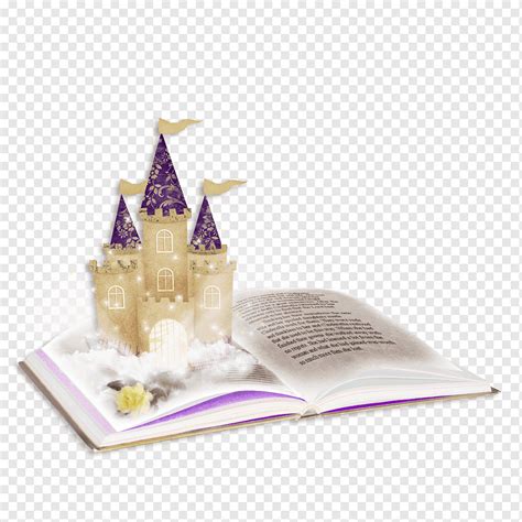 Пурпурно-коричневый замок на открытой книжной обложке, Тень Марка Книга ...