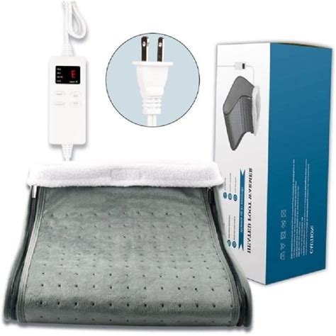 Chauffe Pieds Électrique Pour Homme Et Femme Coussin Chauffant Rapide