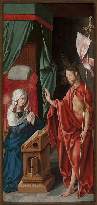 Christ Appearing Before Mary Barthel Bruyn The Elder Artwork On Useum