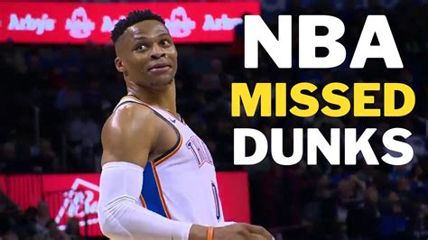 Nba Missed Dunks But They Get Increasingly More Sad Youtube