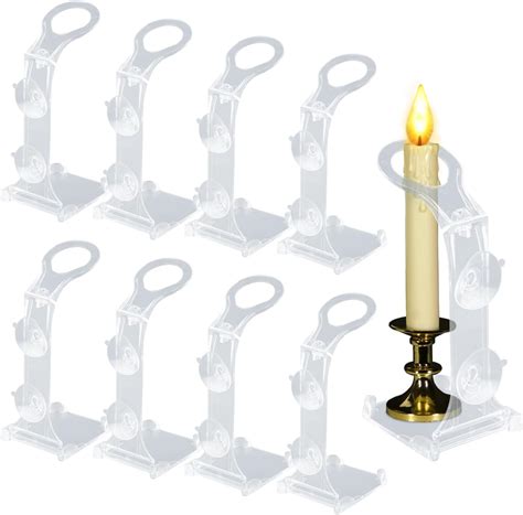 Amazon Pcs Window Candle Holder With Suction Cup Transparent