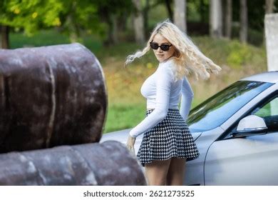 Thousand Blonde Mini Skirt Royalty Free Images Stock Photos Pictures Shutterstock