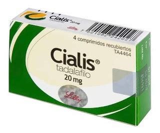 CIALIS TADALAFILO 20 MG Comp X 4 Desfuncion Erectil Consultar Tenemos