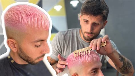 Como Te Ir El Pelo Rosa Pastel Tutorial Youtube