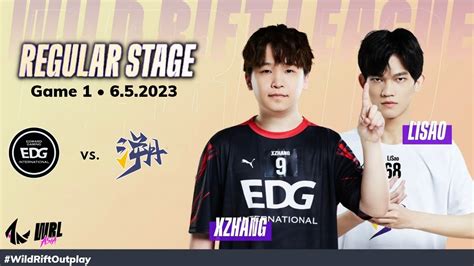 EDG Vs TE Game 1 Regular Stage WRL Asia 2023 EDward Gaming Vs