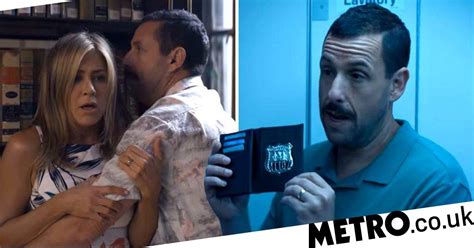 Murder Mystery Trailer Jennifer Aniston And Adam Sandler Framed For Murder In Netflix Comedy