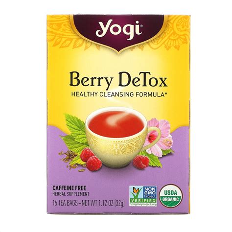 Yogi Berry Detox- 16 tea bags – EARTH'S NATURAL TREASURES