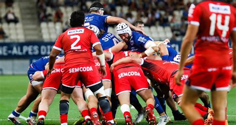 Oyonnax Grenoble les compositions des équipes