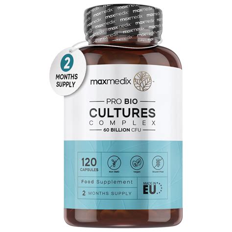 Buy Bio Cultures Complex Probiotics Prebiotics 60 Billion CFU 2