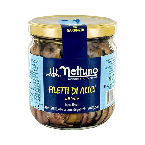 Filets D Anchois L Huile Grand Pot Il Tomolo