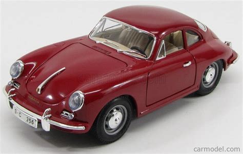 Burago Echelle Porsche B Coupe Dark Red