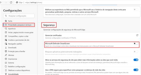 Desativar O Smartscreen Do Edge Ajuda Skymail