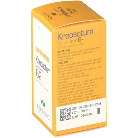 Lehning Kreosotum Complexe N Ml Redcare Pharmacie