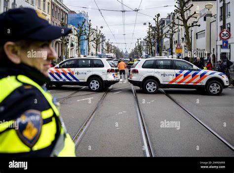 AMSTERDAM - Police security at the opening of the National Holocaust ...