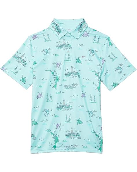 Vineyard Vines Kids Boys Printed Sankaty Polo Little Kid