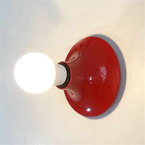 Red Teti Wall Lamp By Vico Magistretti For Artemide 1970s 246470