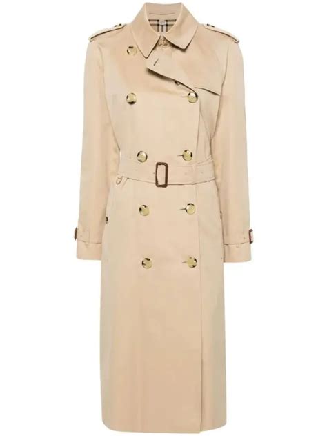 Buy Burberry Trench Coat Brown At 33 Off Editorialist