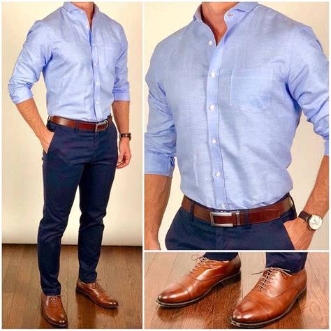 10 Semi Formal Outfit Ideas To Make Best Impression Blue Shirt Outfit