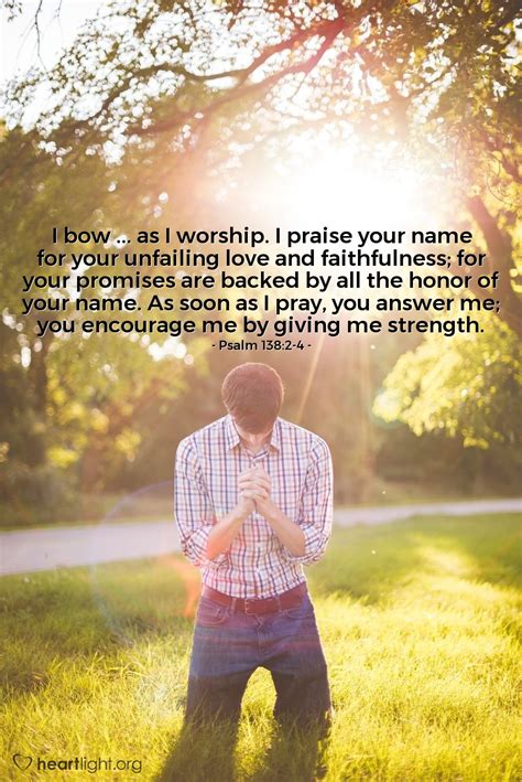 Psalm Illustrated Backed By The Honor Of Your Name