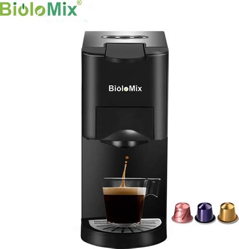 BioloMix Koffiezetapparaat 3 In 1 Koffie Machine 19 Bar 1450W