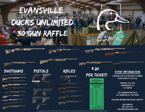 Ducks Unlimited Calendar Gun Raffle Penni Blakeley