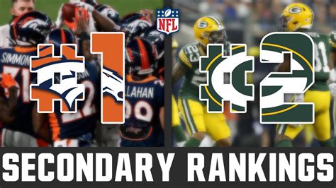 Ranking Every Nfl Secondary From Worst To First 2021 Nfl Secondary