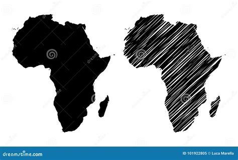 Africa Silhouette SVG