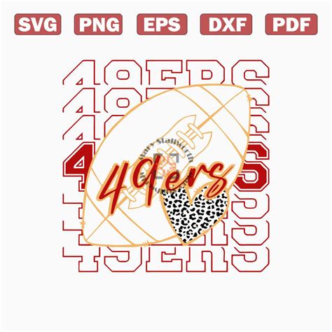 49ers Svg49er Svg49erssvgfootball Svgfootball Mascotga Inspire