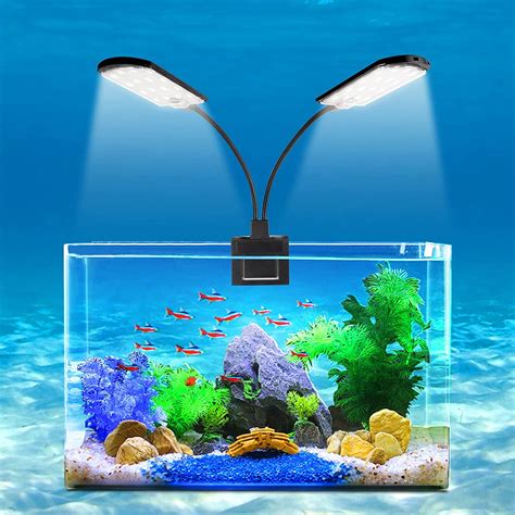 WEAVERBIRD Gemini Illuminazione A LED Per Acquario X7 Con Clip 15 W