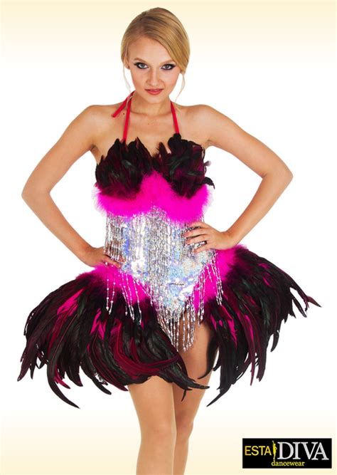 Samba Dress Pluma Traje [sequin Feather Dress 27] €168 00 Esta