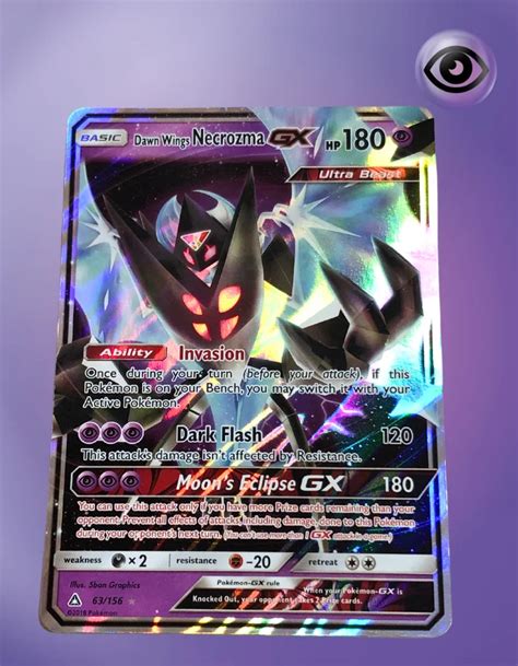 Dawn Wings Necrozma Gx Ultra Prism Tcg Coleccionistas