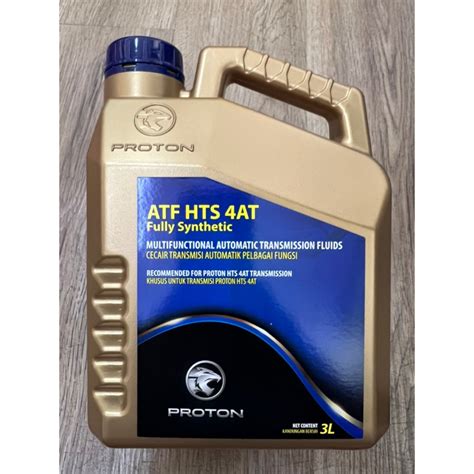 Proton Atf Hts At Fully Synthetic Gear Oil For New Saga Vvt L