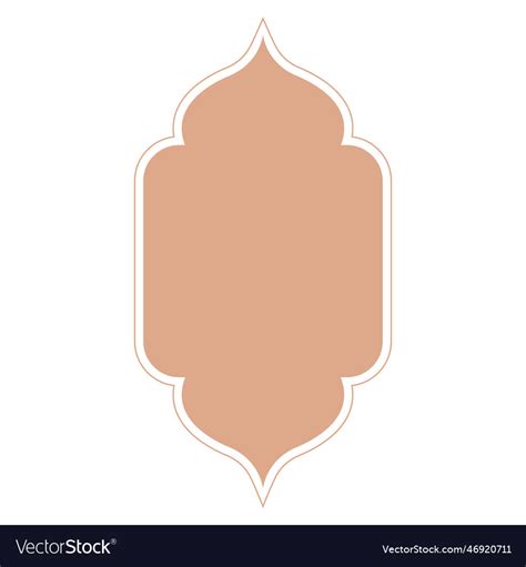 Collection Of Oriental Style Islamic Windows And Vector Image