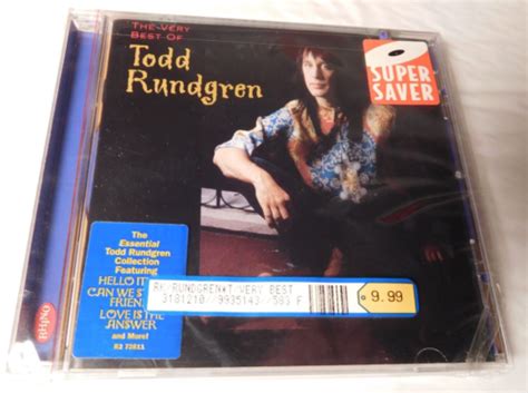 New The Very Best Of Todd Rundgren Cd Rhino Utopia Hello Its Me