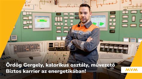 Biztos Karrier Az Energetik Ban Rd G Gergely M Vezet Mvm M Tra