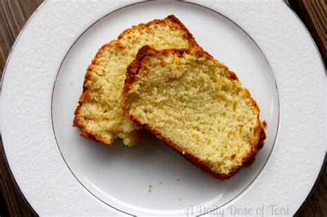 Paula Deen Sour Cream Pound Cake Recipe | A Daily Dose of Toni