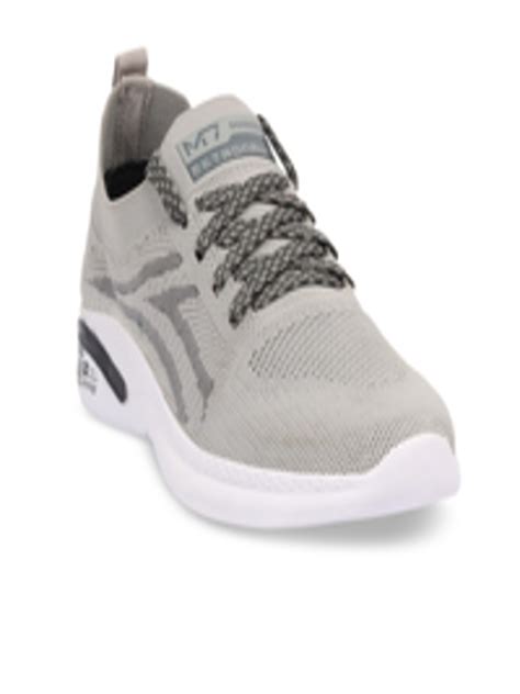 Buy M7 By Metro Ut Men Grey Woven Design Sneakers Casual Shoes For Men 14789910 Myntra