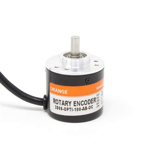 Orange Ppr Phase Incremental Optical Rotary Encoder Darkoct