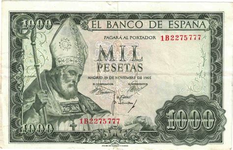 Spanien Pesetas Geldschein Km Ss Ma Shops