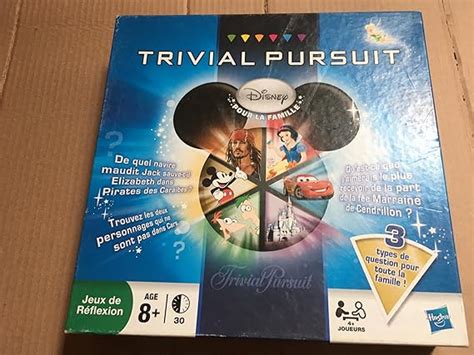 Hasbro 316521010 Jeu De Société Trivial Pursuit Disney Pour La