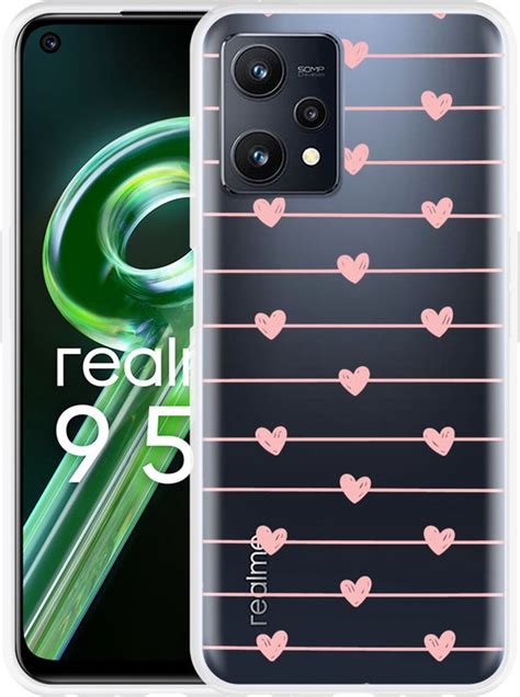 Realme 9 5G Hoesje Pink Love Designed By Cazy Bol