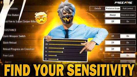 Find Your PERFECT SENSITIVITY Check 100 200 Sensitivity In Free Fire