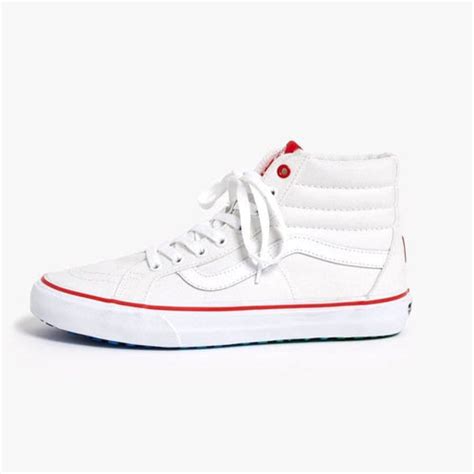 Vans x H&B Sk8-Hi Tops White | Exclusive Kitchen Kicks | Hedley & Bennett